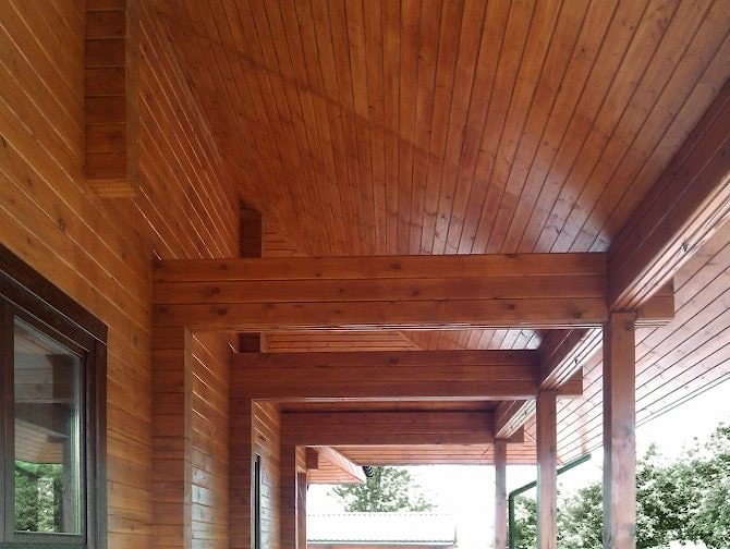 Holzhaus "Sigmaringen" — 179 m² — massives Kantholz mit Profil — Preise