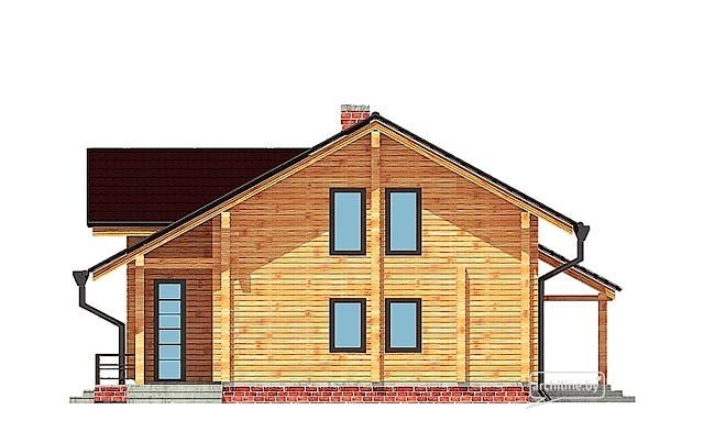 Projekthaus aus verleimten Holz 132 m² - Preis auf Anfrage