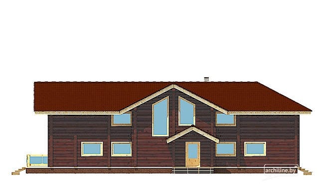 Geräumiges Holzhaus aus Profilholz 316 m²