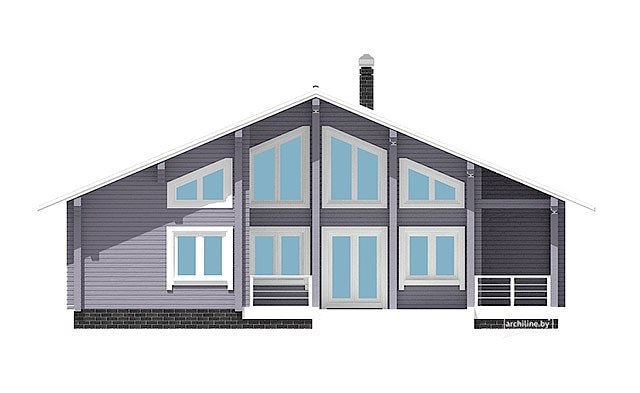 Haus aus dem Kantholz im Stil "Konstanz" 134,5 m2