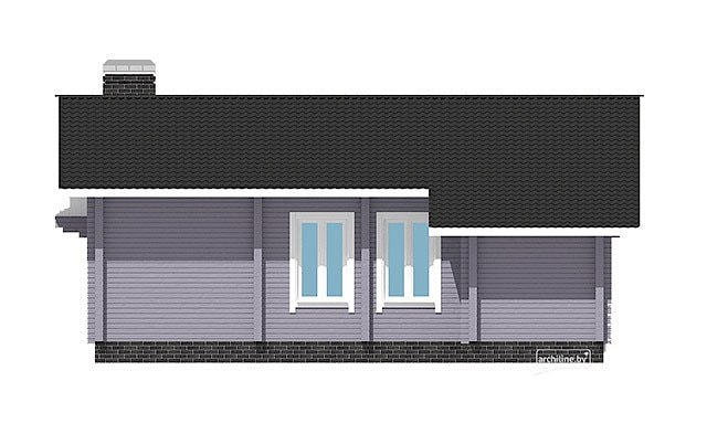 Haus aus dem Kantholz im Stil "Konstanz" 134,5 m2