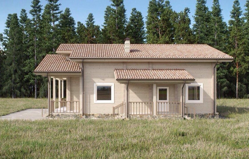 Blockbohlenhaus M&uuml;hlhausen