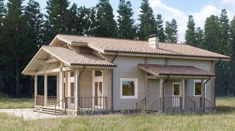 Blockbohlenhaus "Mühlhausen"   