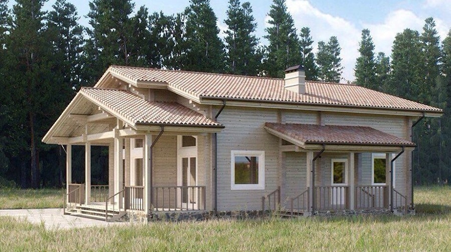 Blockbohlenhaus "Mühlhausen"   