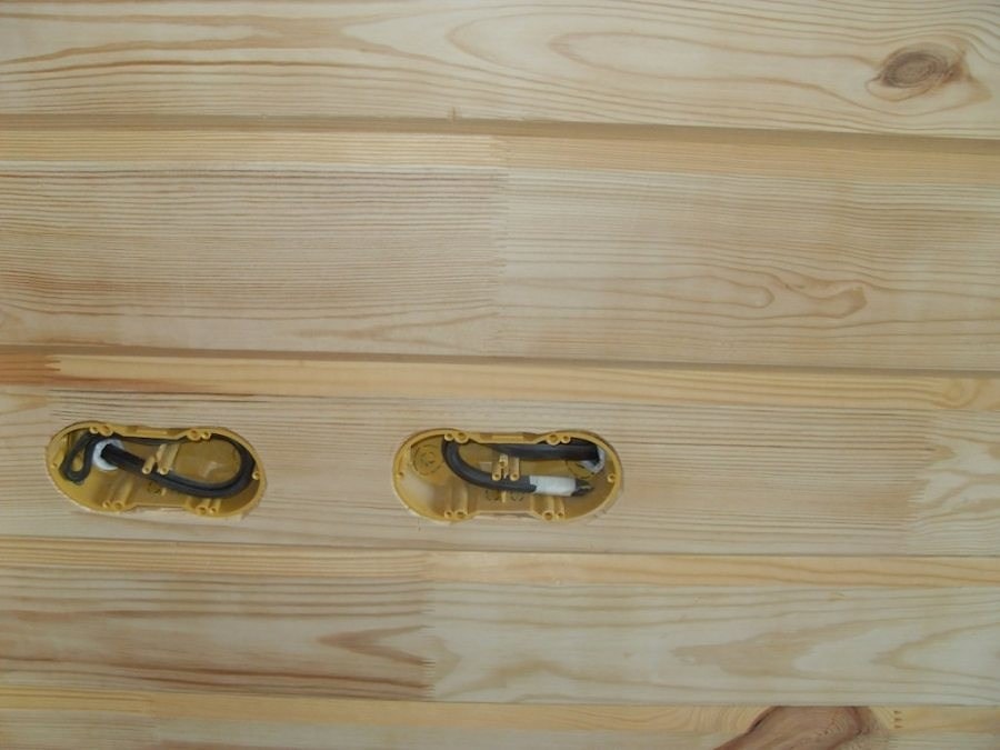 Elektroinstallation im Holzhaus