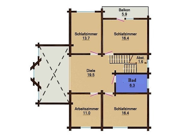 Grundriss OG