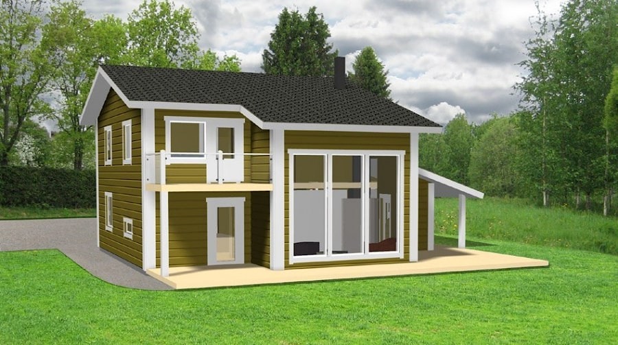 Modernes finnisches Haus Stilvolle 183 m²  