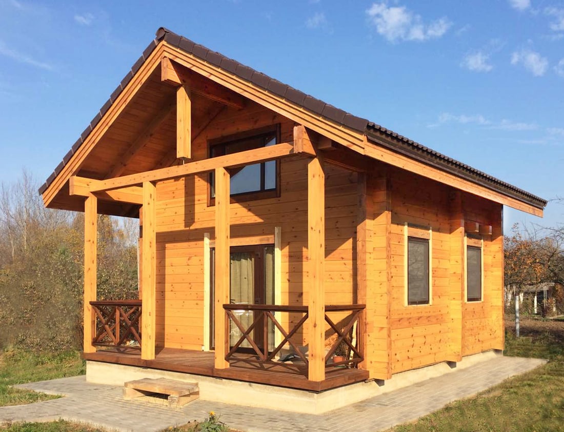 Holzhaus "Ukraine"