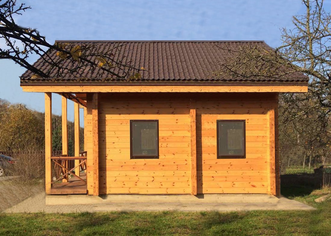 Holzhaus "Ukraine"