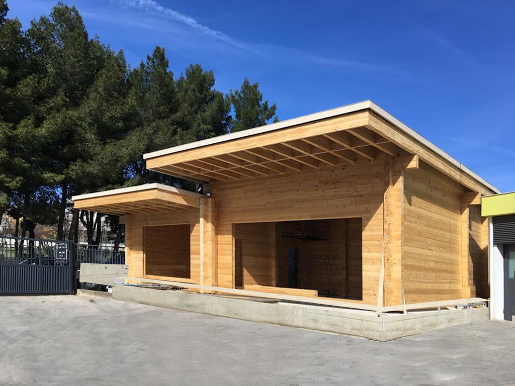 Einstockiges Haus Mit Flachdach Italien