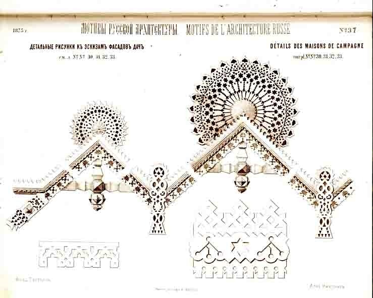 Design von Holzhäusern - die Verwendung von dekorativen Elementen im russischen Stil in der Holzarchitektur 