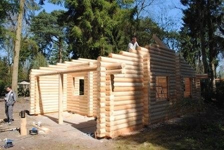 Turnkey bouwen van een houten huis in Nederland, project "Amsterdam" 