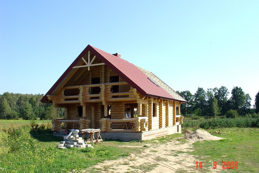 Haus aus Holz "Coburg" - 166 m2 - Rundholz - Preise auf Anfrage