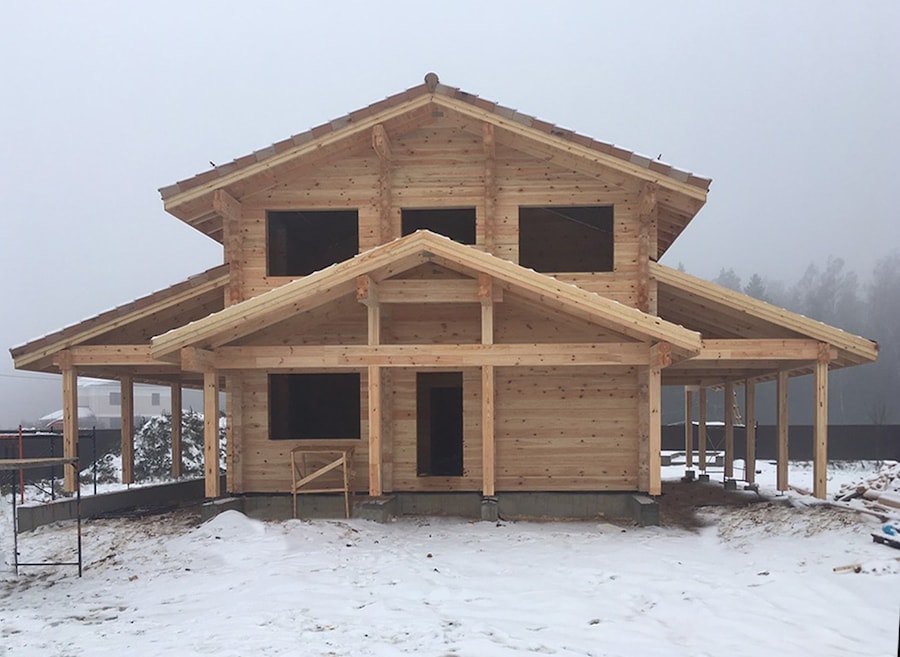 Haus aus Holz "Torgau" - 168 m2 - Sauna - Preise auf Anfrage  