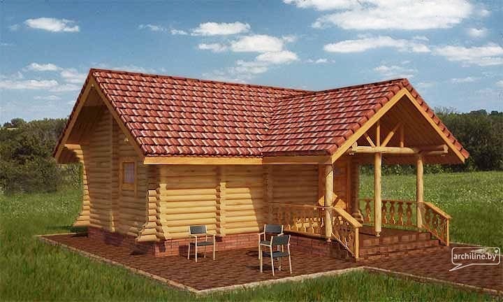 Sauna aus Holz "Oschatz"