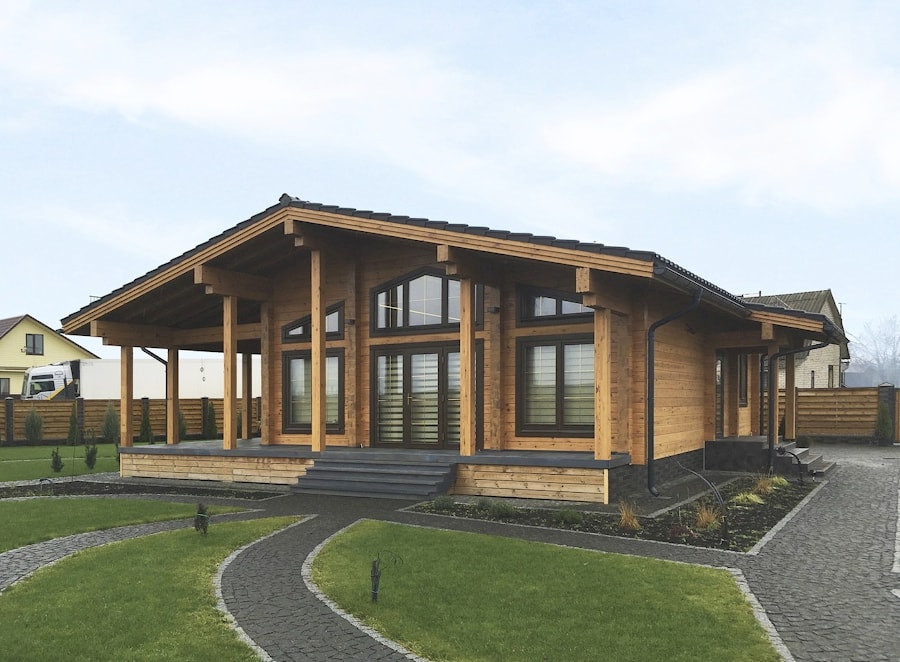 Holzhaus "Stels" - 120 m² - massives Kantholz mit Profil - Preise auf Anfrage  