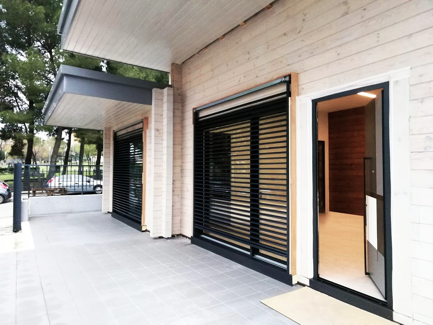 Einstockiges Haus Mit Flachdach Italien