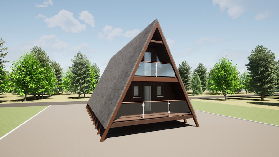 Dreieckshaus A-förmige Hütte, A-Rahmenhaus, Preis 17.300 €   