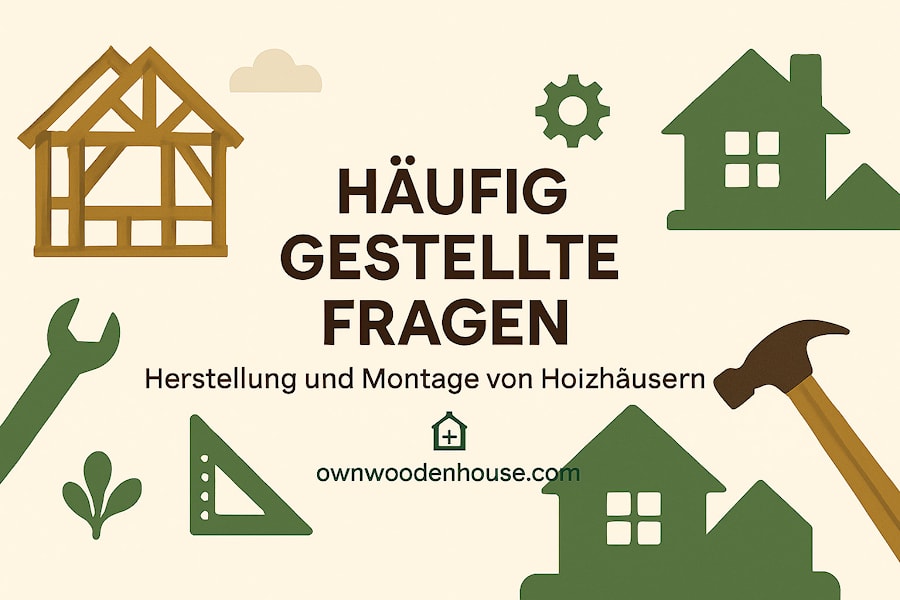 FAQ - Häufig gestellte Fragen zur Herstellung und Montage von Holzhäusern  