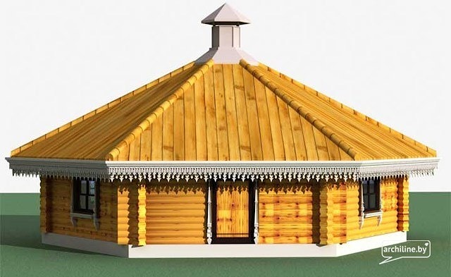 Grillhaus aus Holz   