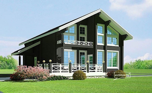 Haus aus Holz "Style" - 177m² - Brettschichtholz - Preise auf Anfrage  